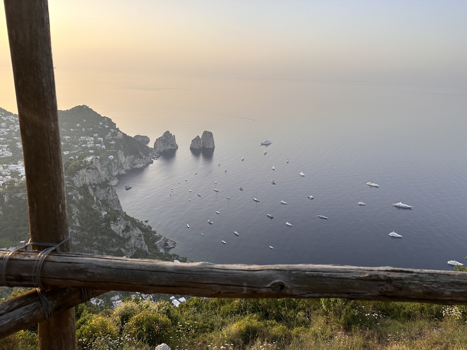 Capri at golden hour